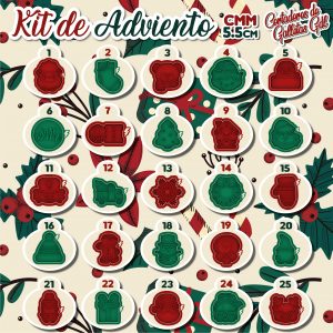 Kit de Adviento 2023 | Cortadores Minis 5.5cm | ENVIO GRATIS!