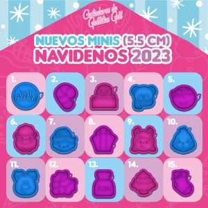 NUEVOS Kit de Adviento 2023 | Cortadores Minis 5.5cm | ENVIO GRATIS!