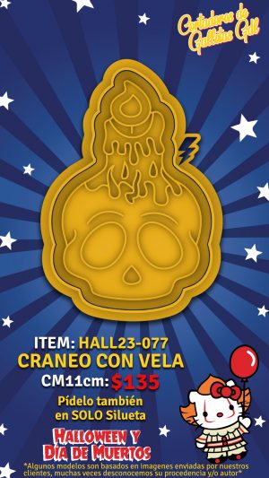 Craneo con vela