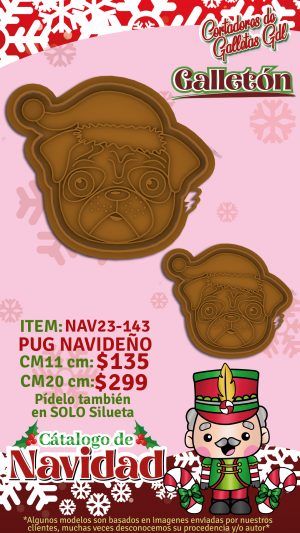 Pug navideño