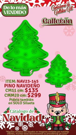 Pino navideño - Cortador con Marcador 11cm