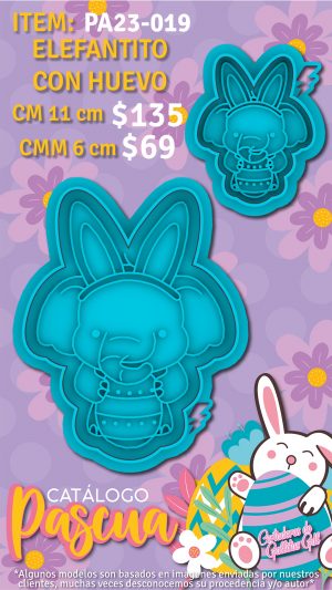 Elefantito con huevo