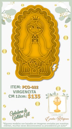 Virgencita CM 12cm