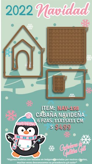 Cabaña navideña
