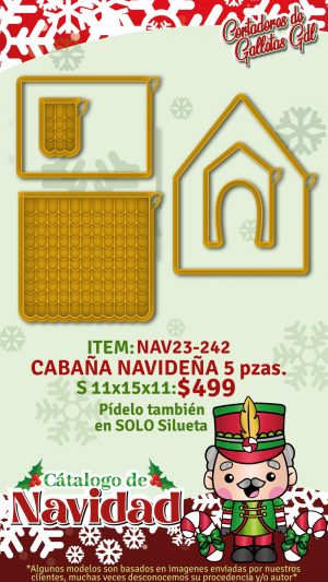 Cabaña navideña
