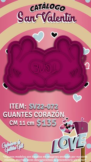 Guantes corazon