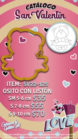 Osito con liston