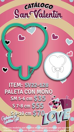 Paleta con moño
