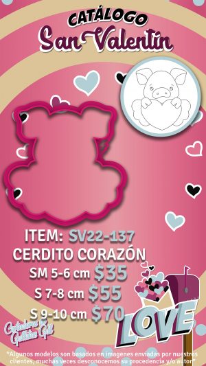 Cerdito corazon