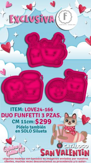 Duos funfetti 3 Piezas