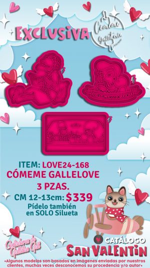 Comeme Galle-Love 3 Piezas