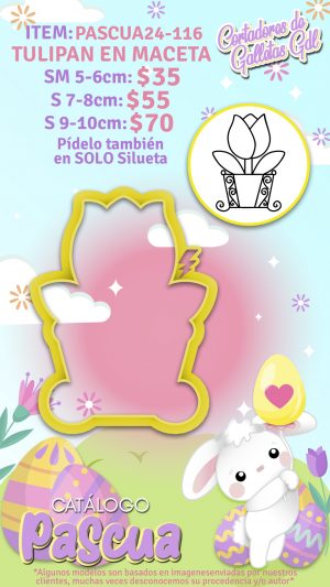 Tulipan en maceta