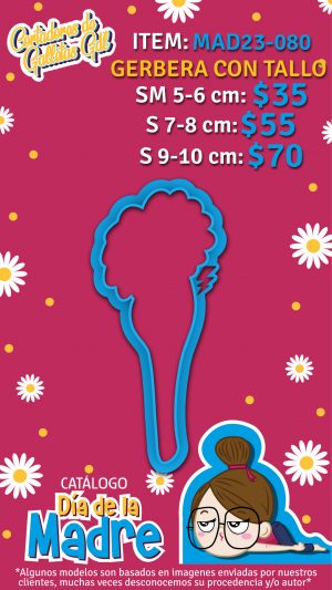 Gerbera con tallo