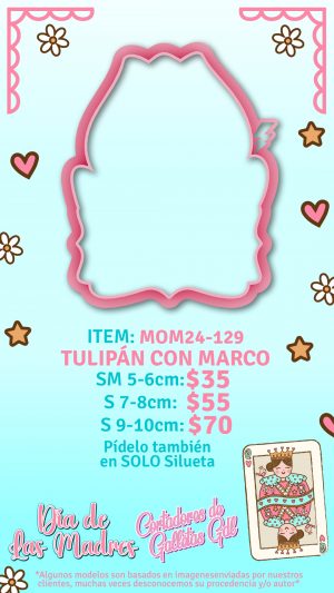 Tulipan con marco