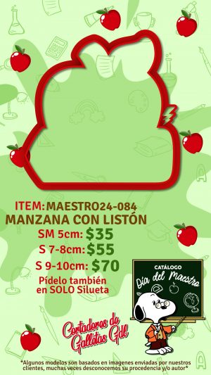 Manzana con listón