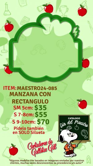Manzana con rectángulo