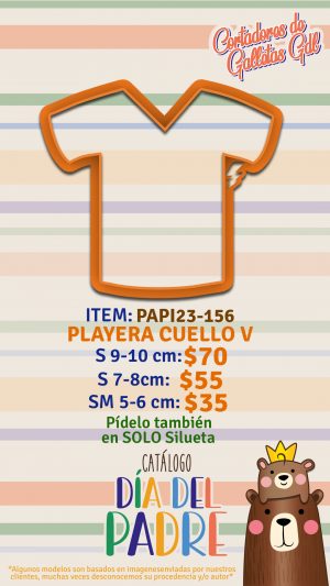 Playera cuello V