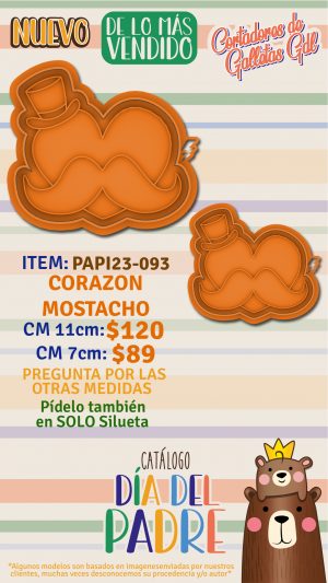Corazon mostacho