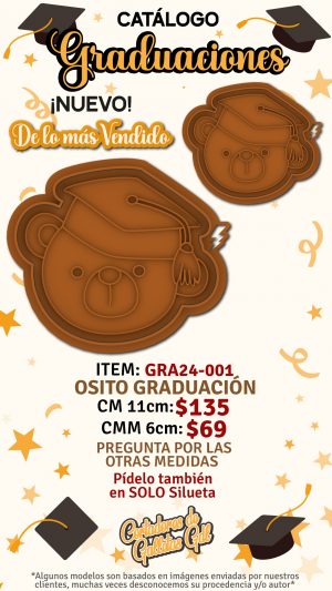 Osito graduación