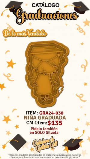Niña graduada