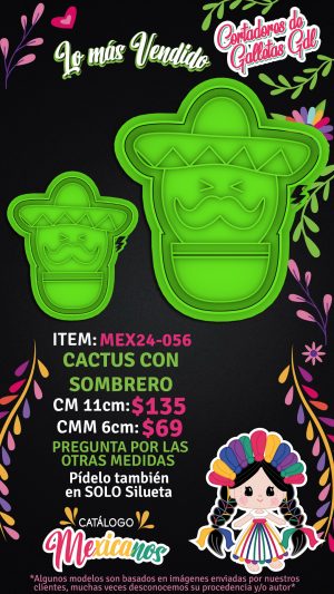 Cactus con sombrero