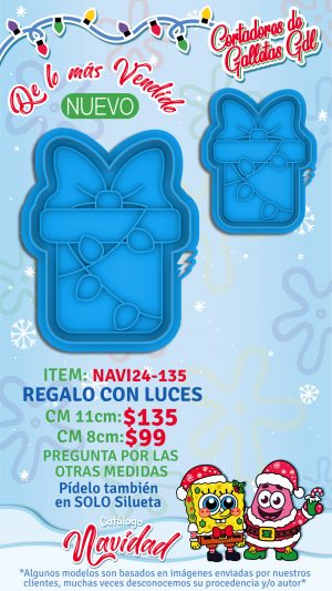 Regalito con luces - Cortador con Marcador 10cm