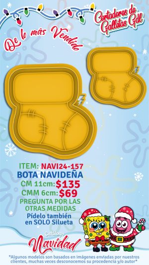 bota navideña