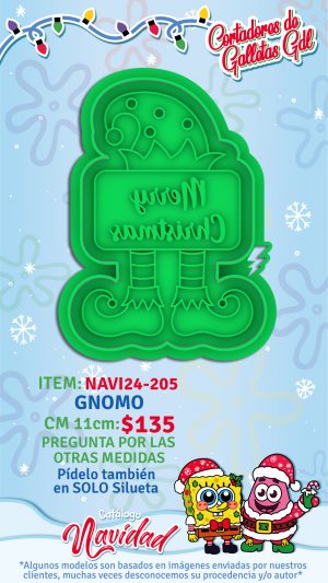 Gnomo - Cortador con Marcador 11cm