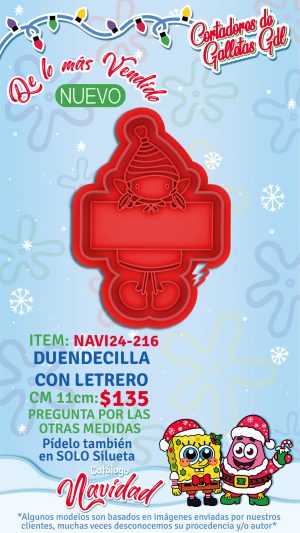 Duendecilla con letrero