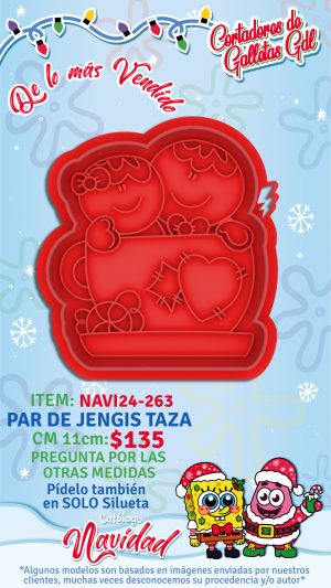 Par de jengis en taza
