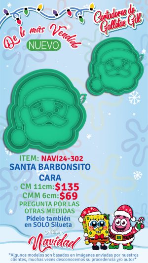 Santa barbonsito cara