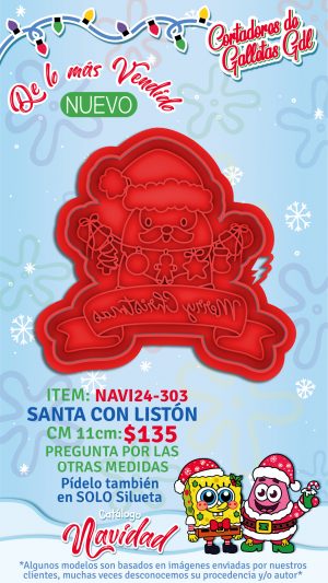 Santa con liston