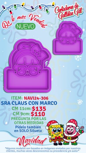 Sra claus con marco