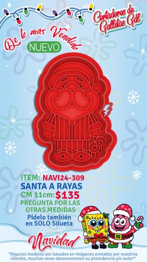 Santa a Rayas
