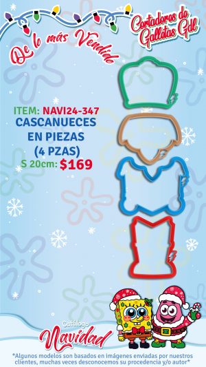 Cascanueces en piezas