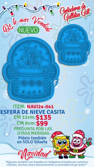 Esfera de nieve casita