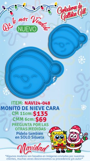 Monito de nieve carita