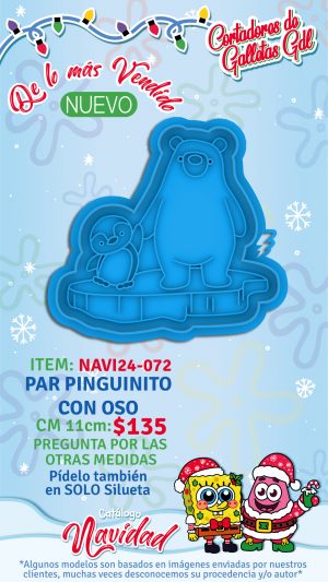 Par pinguinito con oso
