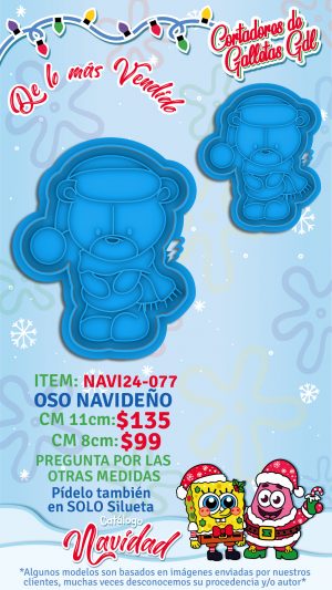 Oso navideño