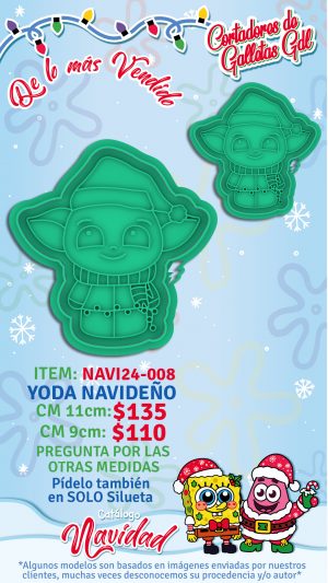 Yoda navideño