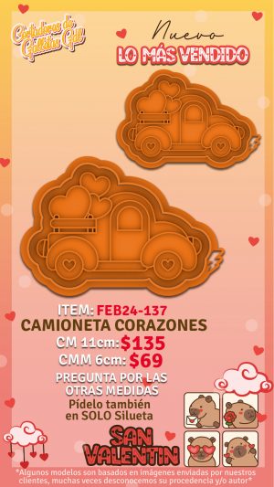 Camioneta corazones