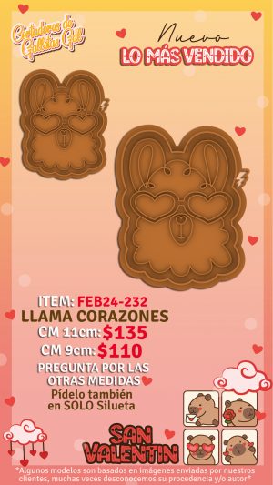 Llama-corazones