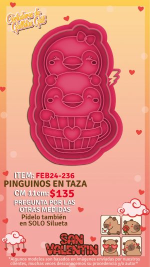Pinguinos en taza