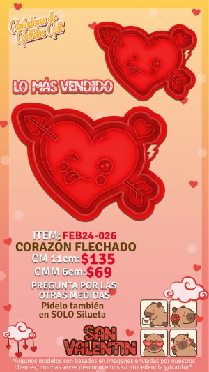 Corazón flechado