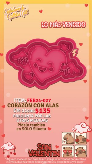 Corazón con alas