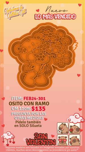 Osito con ramo