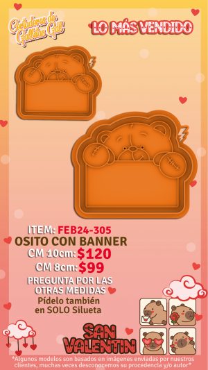 Osito con banner