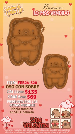 Oso con sobre