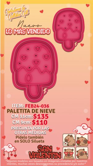 Paletita de nieve