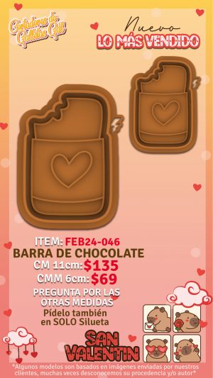 barra de chocolate